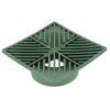 NDS 5, 6-Inch Square Grate, Connects to 3-Inch and 4-Inch