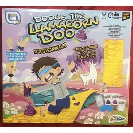 Games Hub Dodge The Llamacorn Doo - Llama Poop Blindfolded Poo Walk Floor Game