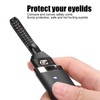 Black Electric Eyelash Curler LongLasting Heated Curler USB Charge Eyelash