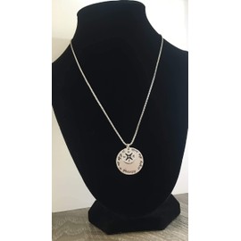 Life is a Journey, Enjoy the Ride Compass Charm Necklace, Motivational (Silver Tone) Miss Fit Boutique
