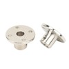Acoplamiento de Eje de Brida, Plata 5 Piezas Conector de