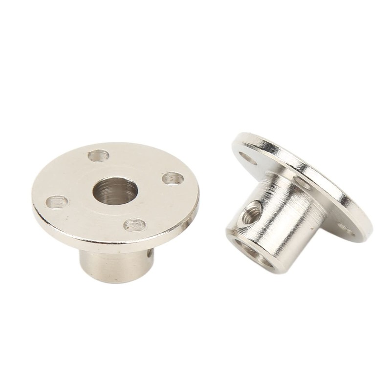 Acoplamiento de Eje de Brida, Plata 5 Piezas Conector de