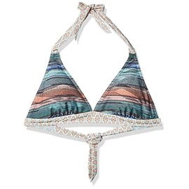 prAna - Parte Superior para Mujer estándar Lahari Halter, Granito Bonita, Grande