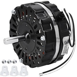 Hiorucet Power Attic Vent Fan Motor Replacement for Lomanco F0510B2944, F0510B2705, F0510B2497, F0510B2536, A0416B2059 Ventilator Fan Motor Kit for Lomancool 2000 & 1800, 120V.