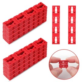 LALOCAPEYO 36pcs Bagged Red Power Switch Socket Gasket Twisted Combination Socket Separation Plastic Gasket Used for Electrical Box Electrical Socket Gasket Loose Socket Plug Fixation