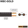 WORLDS BEST CABLES 4 Foot WBC-GOLD-LOCAP-SPKR-12 AWG - Low-Capacitance -