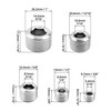 QWORK 304 Stainless Steel Pipe Fitting Kit Hex Countersunk Plug