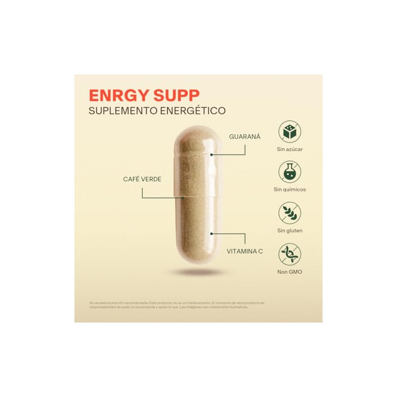 Vital Botanics Enrgy Sup Guaraná Café Verde Vitamina 120 Cápsulas