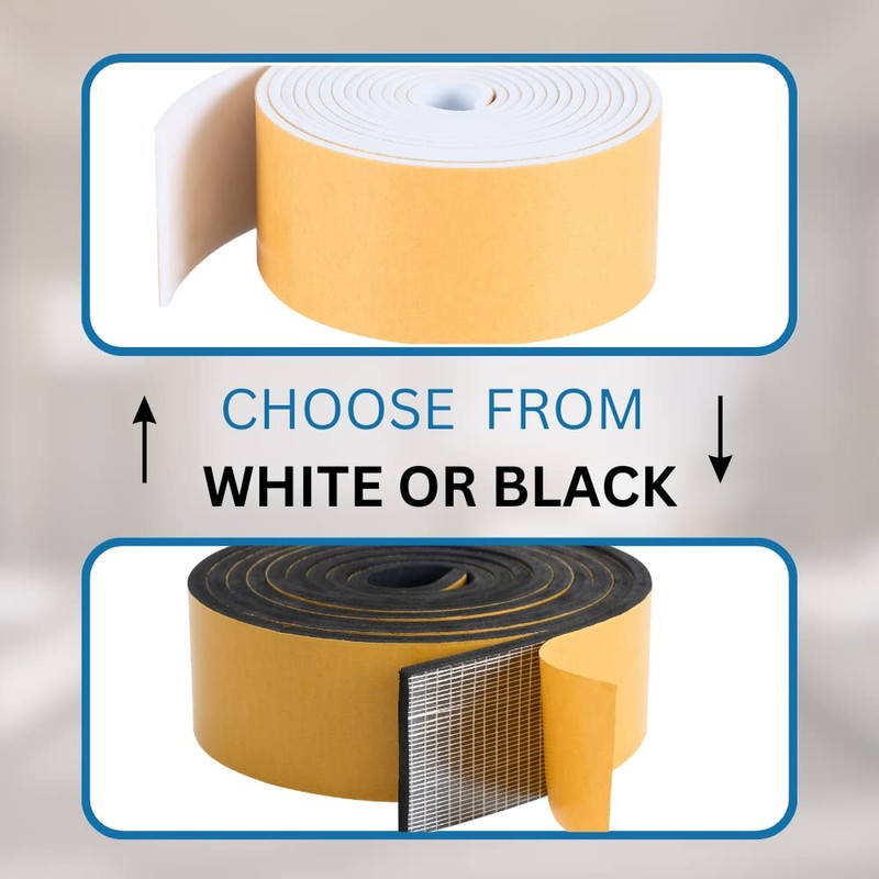 High Density Foam Weather Stripping Door Seal Strip Insulation Tape