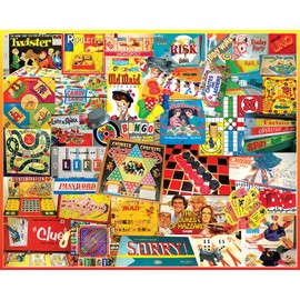 White Mountain Puzzles The Games We Played - 1000 Piece Jigsaw Puzzle
