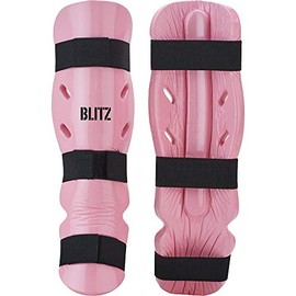 Blitz Dipped Foam Shin & Instep Guards - Pink - XX-Small