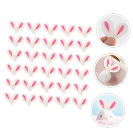 VILLFUL 30pcs Rabbit Ear Hairpin Craft Kit Adorable DIY Hair Clip Accessories for Creative Rabbit Ear Decor for Fun Styling and Decoration