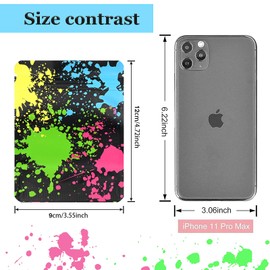 QRTDXP 9 * 12cm Black Mylar Bags,50packs Colorful 3.5g Zip lock Smell Proof Bag,Aluminium Foil Storage Bag for Food Jewelry