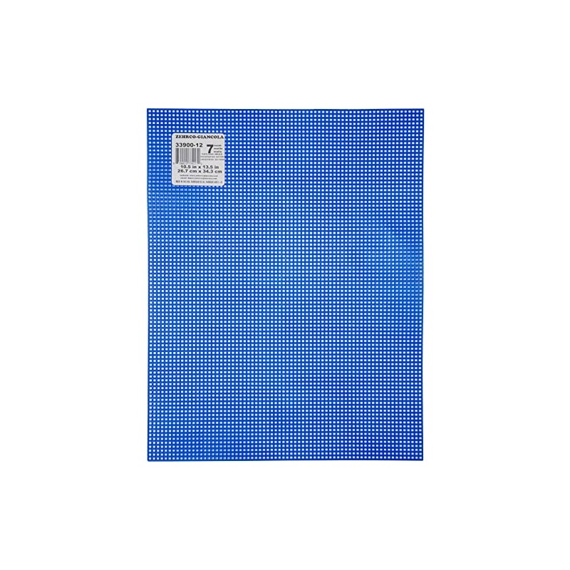 Darice 7 Mesh Dark Blue Plastic Canvas – Create a