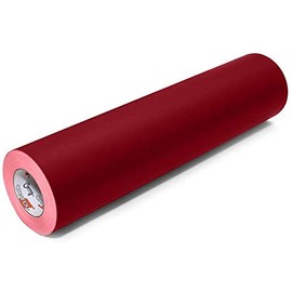 12" x 10 ft Roll of Matte 631 Burgundy Repositionable Adhesive-Backed Vinyl for Craft Cutters, Punches and Vinyl Sign Cutters by VinylXSticker