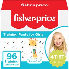 Smart Care Fisher-Price Training Pants, 4T-5T (Girl), 96 Count