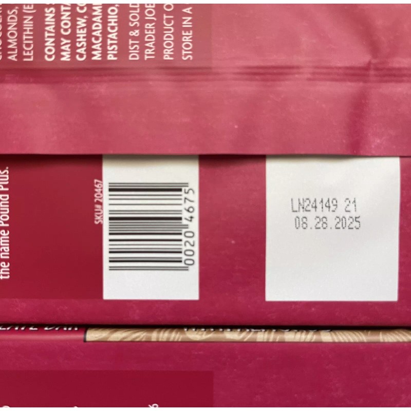 Trader Joe's 2 HUGE PACKS TRADER JOE'S Pound Plus BITTERSWEET