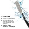 Feather SS Japanese Straight Razor, Black