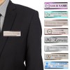 Insignias de etiquetas de nombre grabadas personalizadas: identificación personalizada con