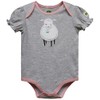 John Deere Gray Glitter Sparkle Lamb Sheep Bodysuit Sizes 3/6,