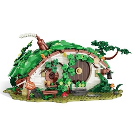 BeepZipp Movie Theme Building Set for Adults, 1088 Pieces Collectible Cottage Model Kit with Openable Doors & Panels, Architecture DIY Creative Toys for Home Christmas Decor Gift Idea