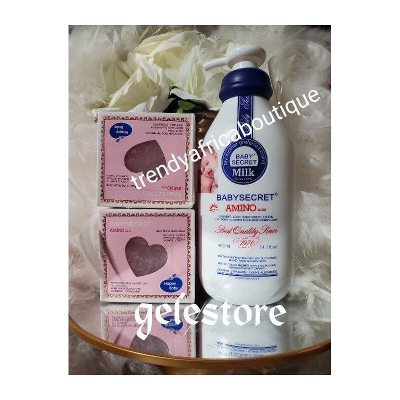 baby secret 3pcs. Baby SECRET Milk Amino Acid Baby Lotion