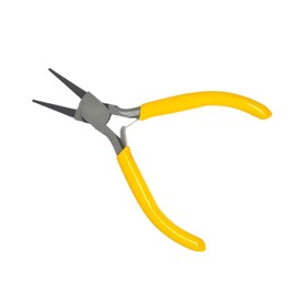 KAPTOOLS - Pinza Bisutería para Joyería De Punta Redonda 125mm, Alicate Punta Redonda para Joyería y Bisutería, Pinza de Punta Redonda de Flexión de Alambre