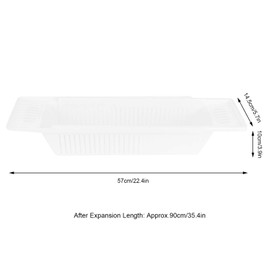 Bathtub Tray Bathtub Shelf, Bath Tray Table for Tub, Bath Caddy Tray for Bathtub for Promoting a Cleans and Enjoyable Bathing Experience