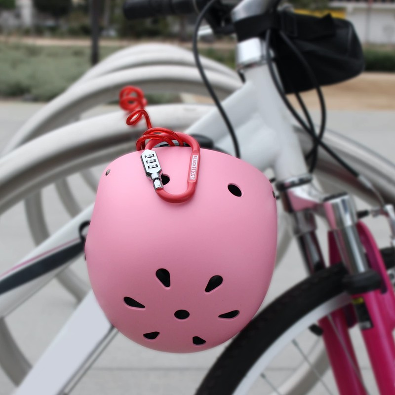 Blackstone Helmet Lock with Reminder Cable - Uninversal Anti-Theft Safety