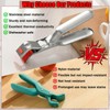 1Pcs Stainless Steel Hot Plate Gripper, Heat Insulation Holder Clip