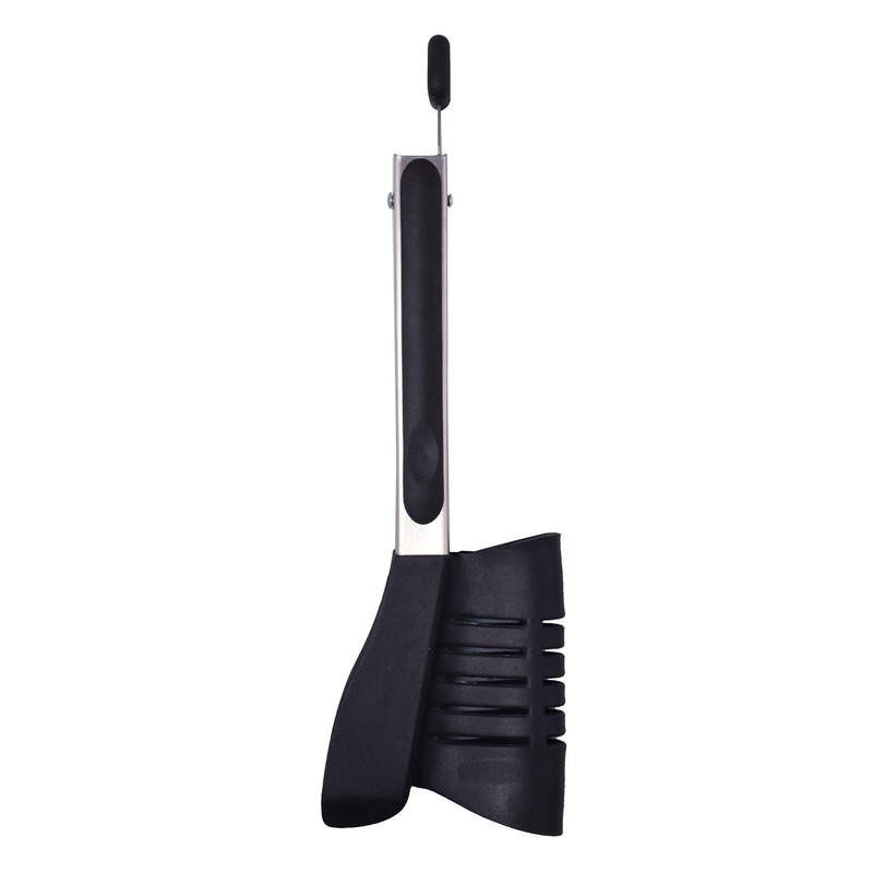 Fine Cookware Tongs Turner Square Tongs - suQ - Black