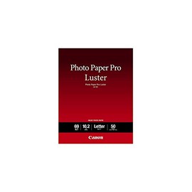 Canon LU-101 LTR(50) Luster Photo Paper Letter, 50 Sheets (LU-101 LTR)