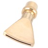 Brass Narrow Fan Jet Water Fountain Nozzle Spray Head Adjustable