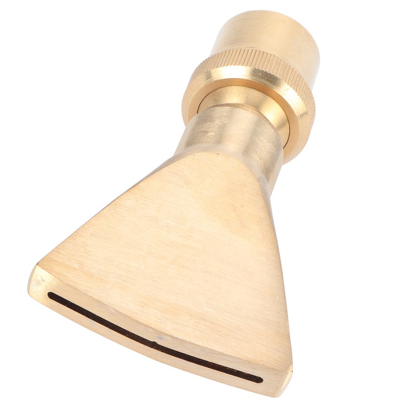 Brass Narrow Fan Jet Water Fountain Nozzle Spray Head Adjustable