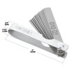 Powerbuilt 17 Blade Merric and SAE Feeler Gauge, 17 Blade: