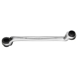 TONE RM75A-1618 Double-ended Ratchet Glasses Wrench (Deep Hole Type) Double Sided Width 0.6 x 0.7 inches (16 x 18 mm)