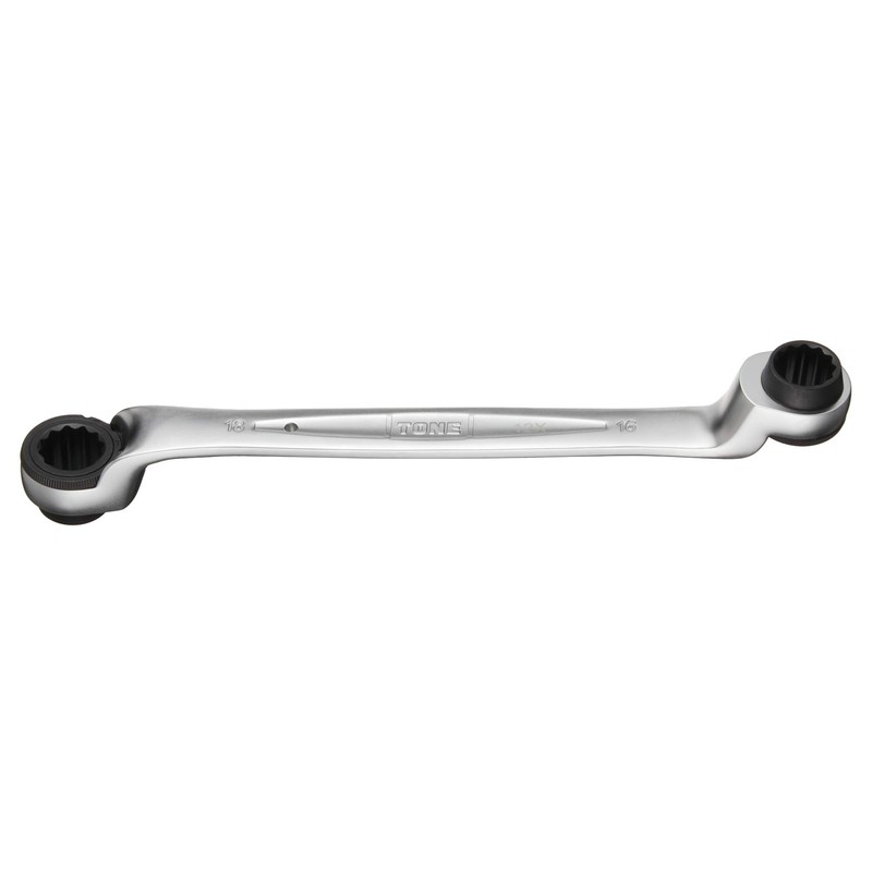 TONE RM75A-1618 Double-ended Ratchet Glasses Wrench (Deep Hole Type) Double