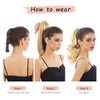HEWEICSY Ponytail Extension, Clip on Ponytails for Women, 12" Claw