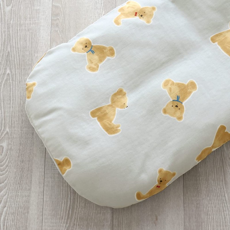 HashkuDe Mayu Double Gauze Cushion, Made in Japan, Washable, Cuddle