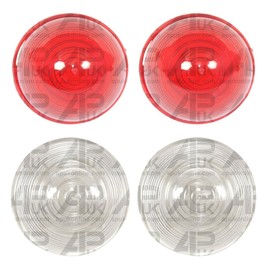 2 Rear Tail Red 2 Side Clear 4 Amber Light Lamp Lens Replacement for Morgan Cobra Triumph
