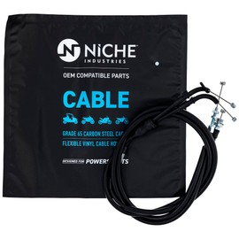 NICHE Throttle Cable for Yamaha YZ450F YZ250F WR250F WR450F 2003-2009 (45.28 Inch)