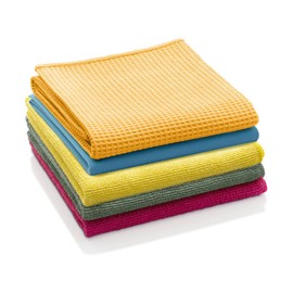 Citystores® EC Cleaning All-Purpose Starter Pack Reusable, Non-Scratch Microfiber Cloths for Kitchen, Bathroom & Surfaces 5 Pack