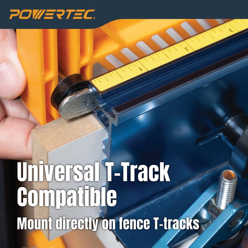 POWERTEC Safety Kit - Table Saw Push Block, L Shape