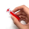 Generic 4 Pcs 58mm/2.30in Length Screwdriver Handles, Pre-Drilled Blank, Crystal