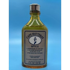 Coastal Fragrance Cape Hatteras Spyce Cologne with Atomizer 4 Fl. Oz./120 ml.