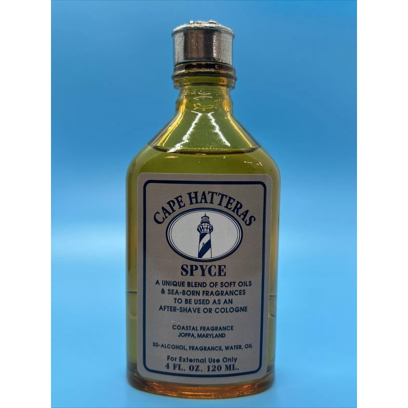 Coastal Fragrance Cape Hatteras Spyce Cologne with Atomizer 4 Fl.