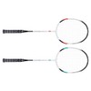 2pcs Aluminum Alloy Nylon Badminton Racket Indoor Outdoor Sports Training
