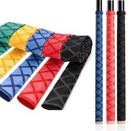 SANLIKE Rubber Grip Fishing Rod Grip, Anti-Slip Rod, Custom Rod, Rubber Tube, Black, Fits 3.3 ft (1 m) Long - 1.4 inch (35 mm) Diameter or Less Rod