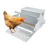 Automatic Chicken Treadle Feeder, 25Lbs Stainless Steel Chicken Poultry Feeder