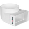 KOTARBAU® Deflection Piece 90° for Ventilation Duct 110 x 55